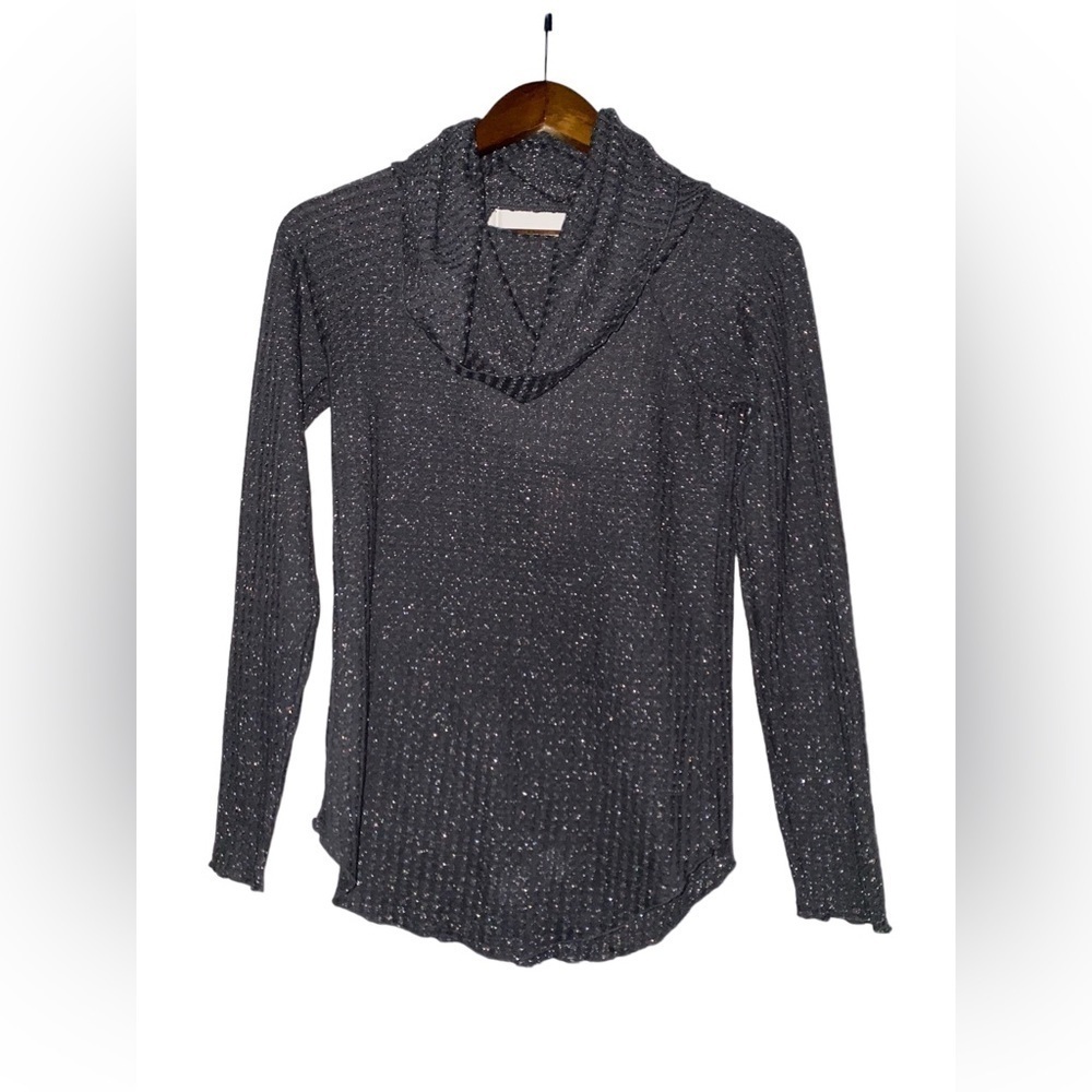 Chaser X Revolve Thermal Waffle Knit Long Sleeve Sparkle Sweater Women S‎ Work